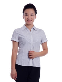 12GV805LT 女短袖商务职业装衬衫