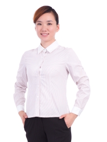 C3女长袖商务职业装衬衫