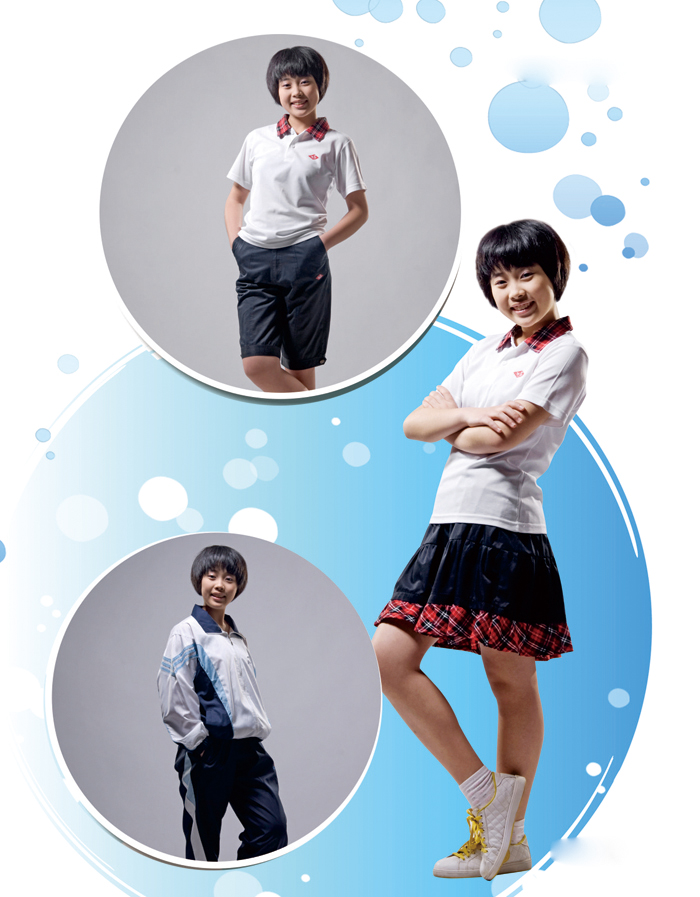 学院派 男女春秋 学生运动服 套装